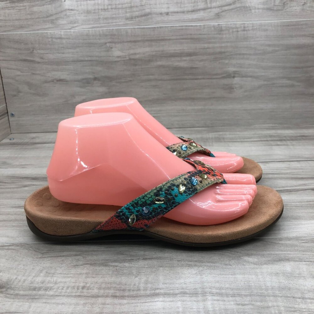 Vionic Flip Flop Sandals Womens 8 Lucia Slip On Thong Comfort Shoes